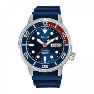 Alba AL4251X1 Silver Blue Red Pepsi Automatic